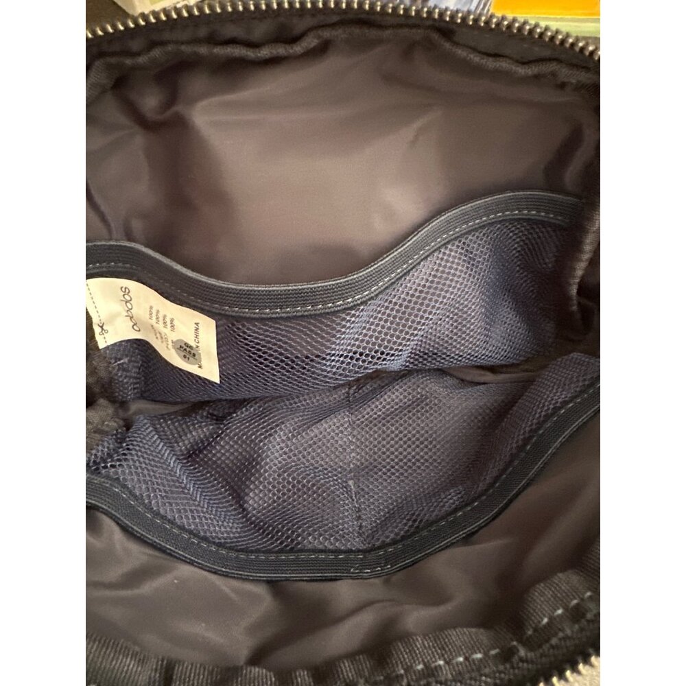 Ododos Blue Nylon Adjustable Belt Bag With Multiple Compartments & Zipper Accent - Picture 5 of 5